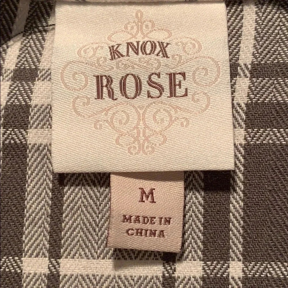 Knox Rose Gray Plaid Button Down Shirt - Picture 6 of 8